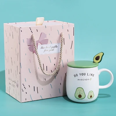 Gift box OUSSIRRO новые стильные керамические чашки кружка молоко кофе кружки друзья подарки Студенческая чашка для завтрака - Цвет: Gift box