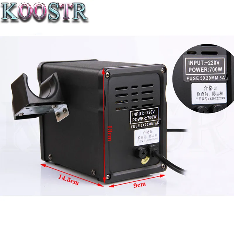 Kaisi 878D интеллектуальная станция для демонтажа ЖК дисплей цифровая Тепловая пушка