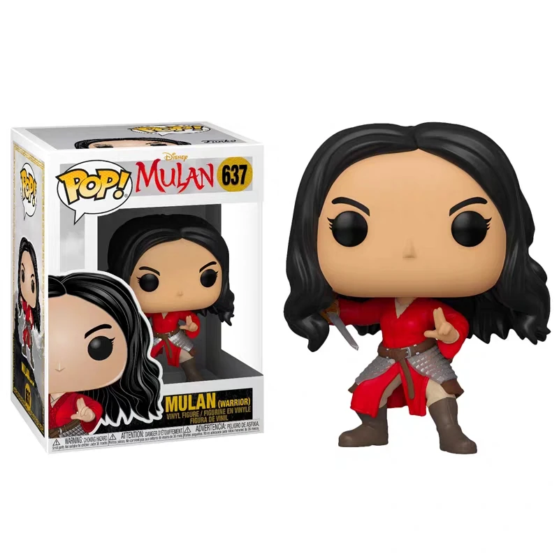 Funko POP фильм виниловые фигурки игрушки #637 Мулан (ВОИН) Коллекционная экшн