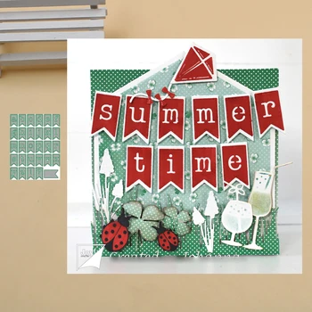 

Lucky Goddess Craft Metal cutting dies Letter banner Scrapbook paper craft knife mould blade punch stencils dies 2019