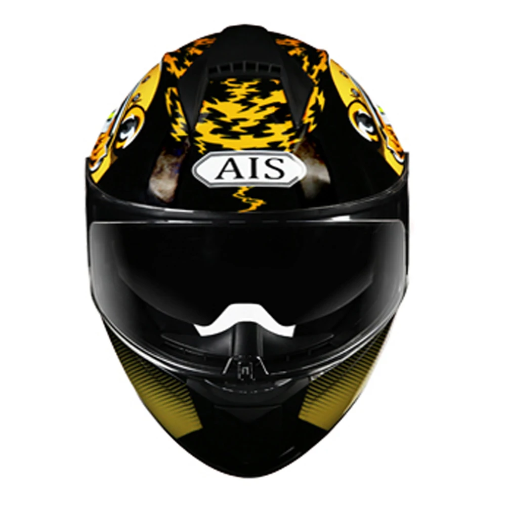 Мотоциклетный шлем АИС Casco Moto шлем-каска мото двойной объектив полный шлем в форме черепа мотоциклетный мотоцикл