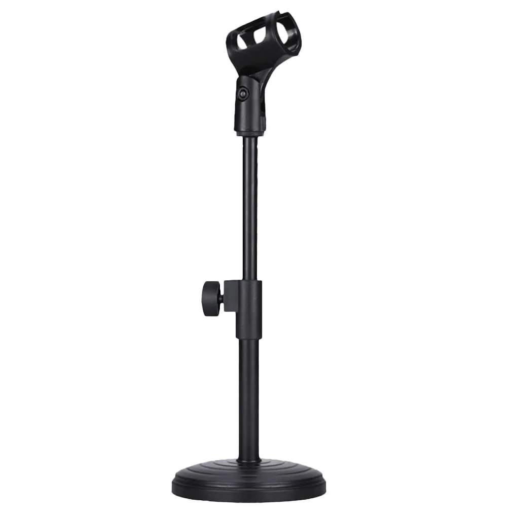

Adjustable Weighted Base Microphone Desk Stand With Microphone Stand