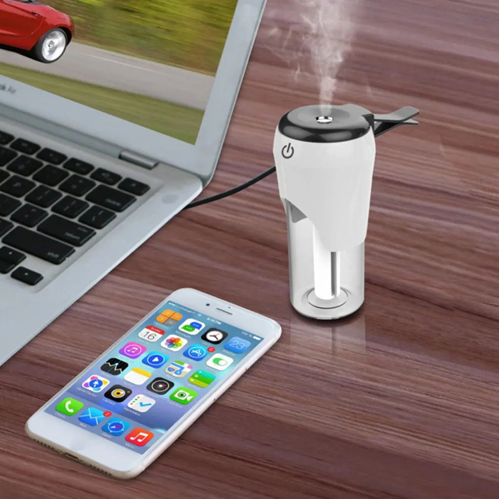 Car Humidifier Air Purifier Fresher Mini Portable Usb Car Aromatherapy Humidifier Usb Air Diffuser Purifier
