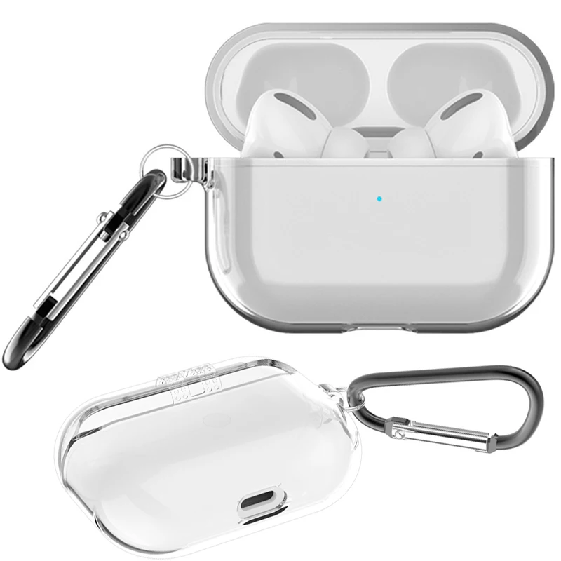 Беспроводной чехол для наушников Apple AirPods Pro Чехол прозрачный мультяшный Air Pods 3