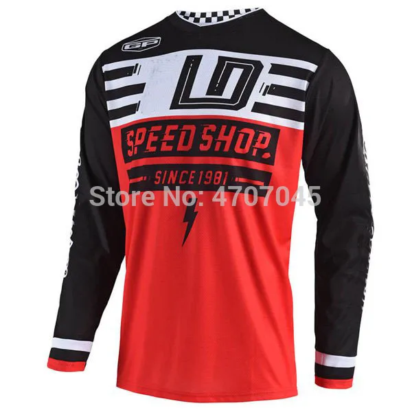 Велосипедная майка для езды на мотоцикле dh mx moto cross Горные Джерси для езды по бездорожью, горный spexcel dh mtb Джерси - Цвет: Красный