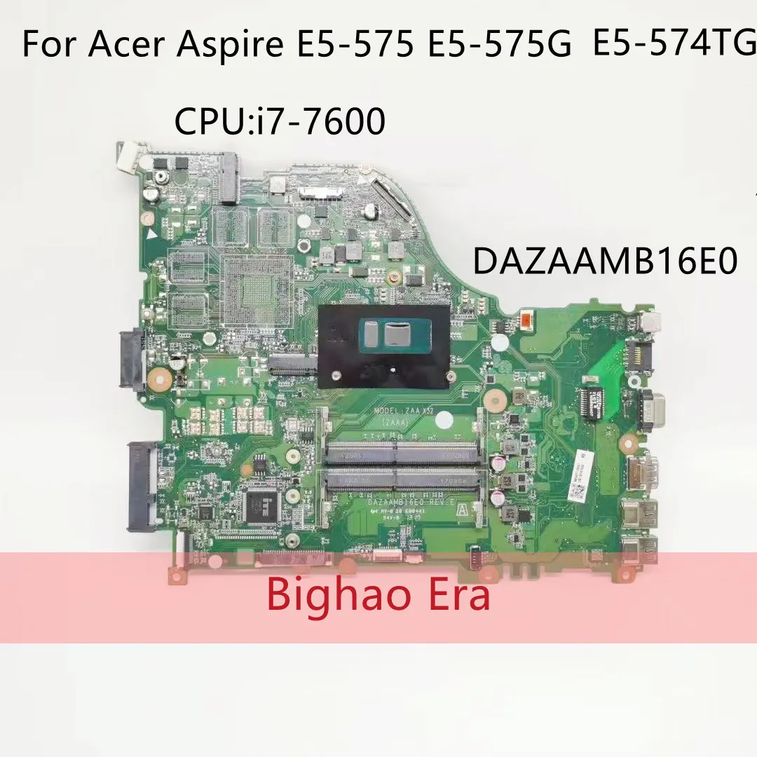 DAZAAMB16E0 REV:E для Acer E5-575 F5-573 E5-575T E5-774 ZAA X32 материнская плата ноутбука NBGEP10026 с