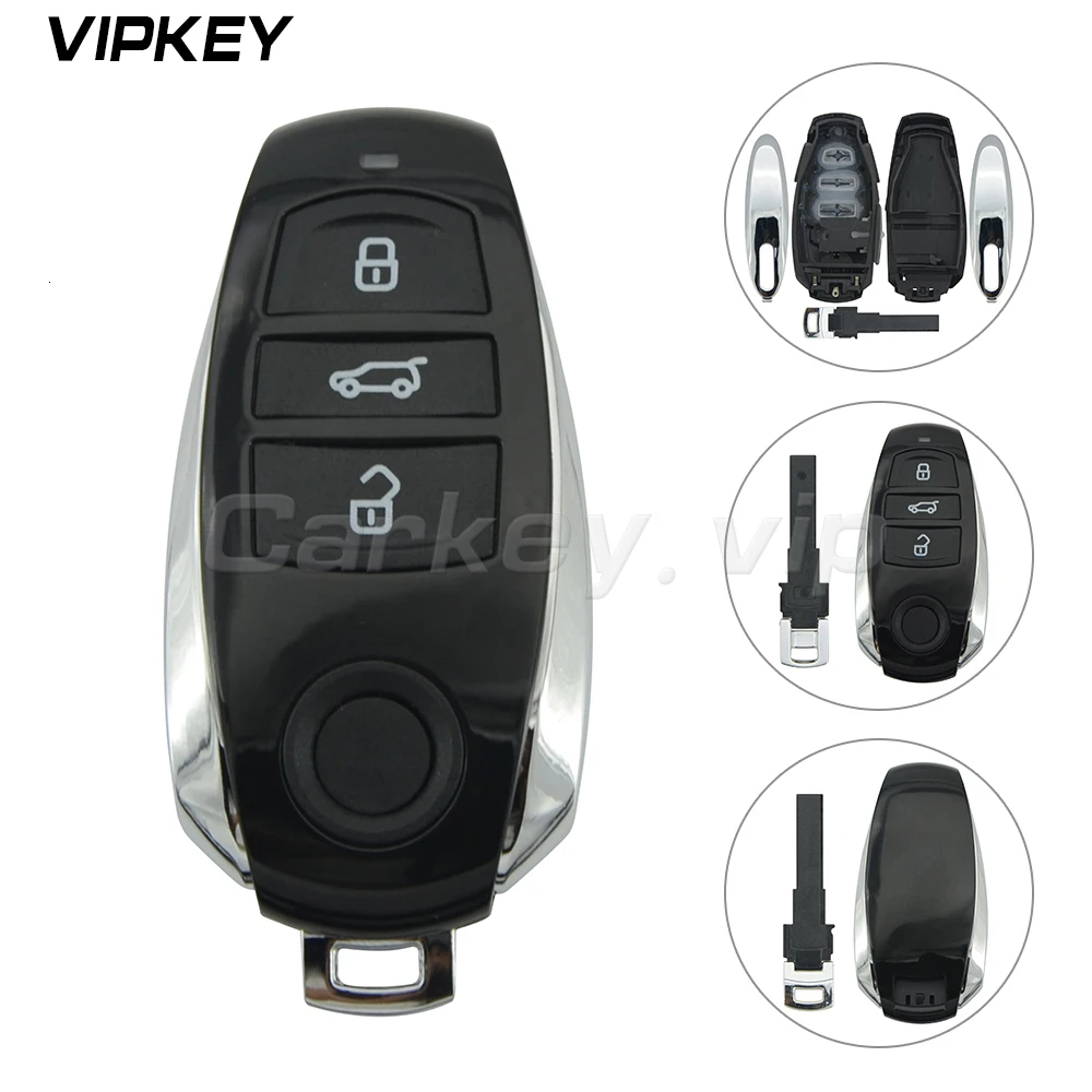 Remotekey 3 кнопки умный пульт дистанционного ключа оболочки брелок для Volkswagen vw Touareg 2011- 7P6959754AL 7P6 959 754 AS 7P6 959 754 AP