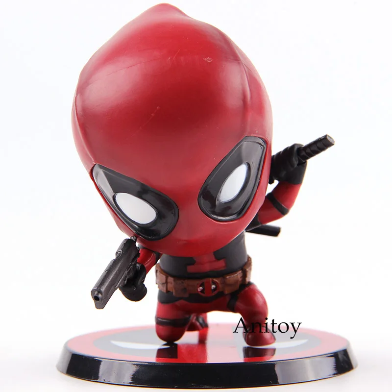G no colorful box Marvel Comics Дэдпул мини яйцо атака серии Верховая езда Q версия ПВХ Dead Pool фигурка Коллекционная модель игрушки куклы - Цвет: G no colorful box