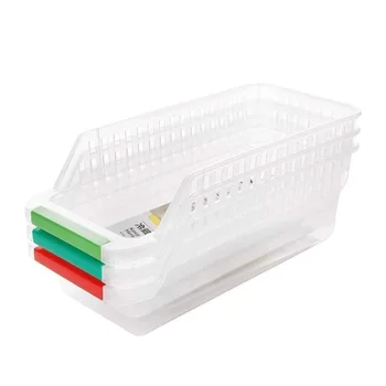 

Fridge Storage Beverage Box Kitchen Refrigerator Space Saver Organizer HollowDrinking Plastic Storage Boxes @LS