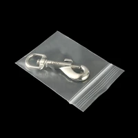 TETP 100Pcs 20Wires Mini Clear Ziplock Plastic Bags Small Jewelry Retail Accessory Storage Packaging Supplies Reclosable Thicken 2