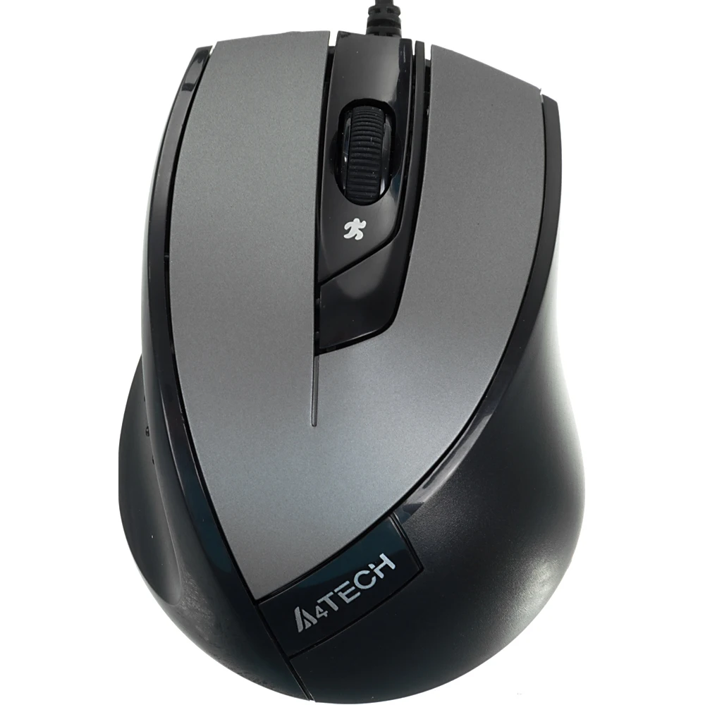 Мышь A4 V-Track Padless N-600X-2 серый оптическая(1600dpi) USB(3but