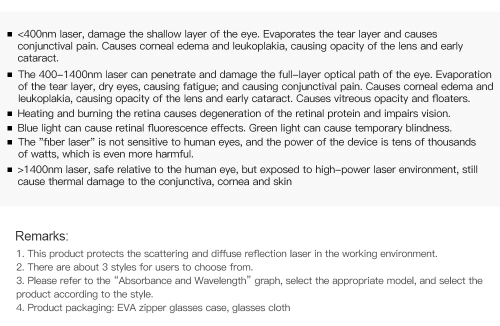 WaveTopSign 1064nm Laser Safety Goggles Protective Glasses Shield Pro wavetopsign