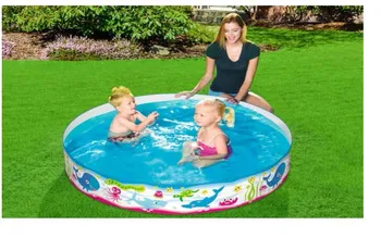 

152x25cm Summer Pool Foldable Pet Swimming Pool Bath Swimming Tub Bathtub Children Swimming Pool Bathing Pool For Kids