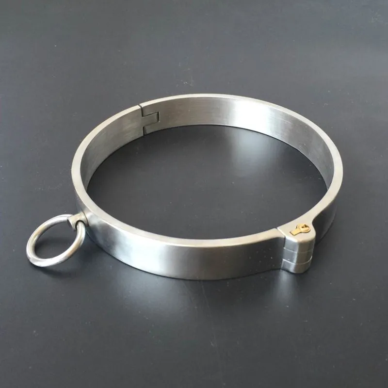 New 304 Stainless Steel Lockable Neck Collar Bdsm Bondage Restraints Choking Ring Slave Fetish SM Games Sex Toys For Women Man. | Красота и