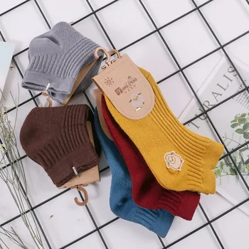 

Sole Mesh Cotton Children Socks Colorful Stripes Cute Style Sweat-absorbent Breathable Shallow Mouth Children 2020 Spring