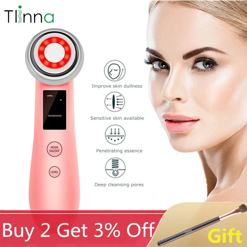  5in1 RF&EMS Radio Mesotherapy Electroporation Radio Frequency LED Photon Face Lifting Pen Skin Reju