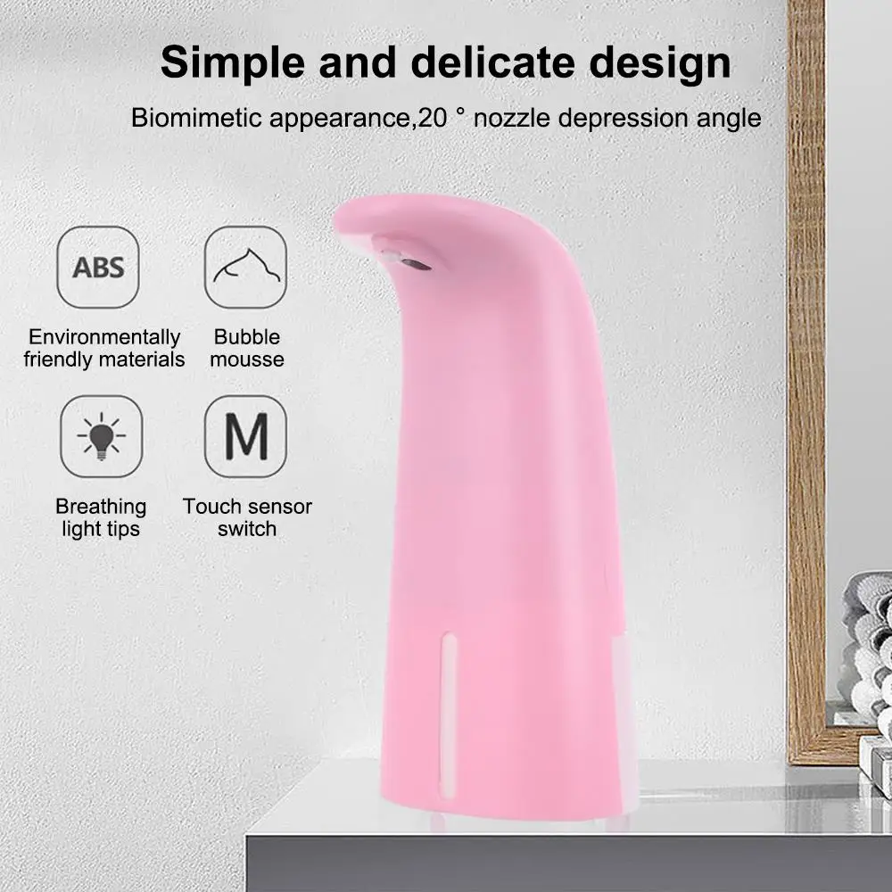 

Portable Soap Pump Protective Equipment Shower ABS Morden Ouchless Automatic Hand Washer Holder System Bathroom 250ml