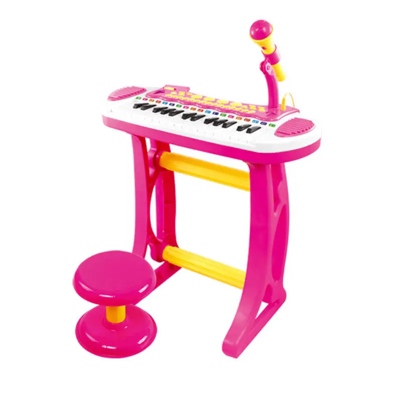 

Polaroid CHILDREN'S Electronic Keyboard Piano with Microphone Multi-functional Music Early Childhood Educational GIRL'S Toy 3-6-