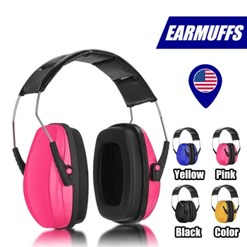 

PVC+Sponge Adjustable Kids Child Baby Earmuffs Hearing Protection Ear Defenders Noise Reduction Safety Yellow/Blue/Pink/Black