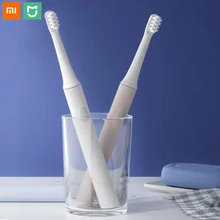 Xiaomi электрическая зубная щетка Ультра звуковая автоматическая зубная щетка Водонепроницаемая Очистка для взрослых звуковая зубная щетка USB зарядка 4