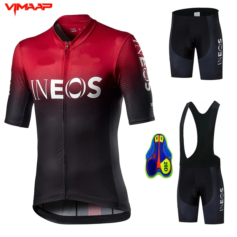 Cycling Jersey 2020 Pro Team INEOS Summer Set Breathable Racing Sport Mtb Bicycle Jerseys Men's Clothing | Спорт и развлечения
