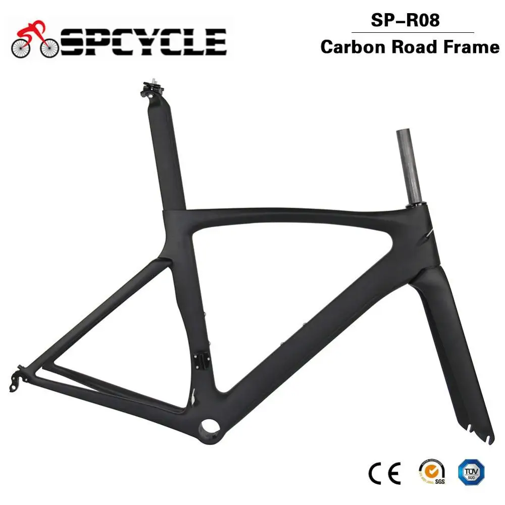 Clearance New T1000 Full Carbon Fiber Road Bicycle Frames 700C Aero Road Racing Carbon Fiber Bicycle Frames PF30 46/49/52/54/56/58cm 0 Clearance New T1000 Full Carbon Fiber Road Bicycle Frames 700C Aero Road Racing Carbon Fiber Bicycle Frames PF30 46/49/52/54/56/58cm 0
