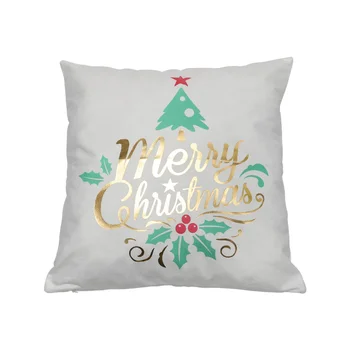

1 Pc Christmas Pillowcases Polyester Pillow Case Pillow Cushion Cover Pillowslip