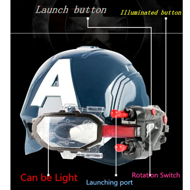 Детские мстители супергерой Железный человек Шлем Tony Stark косплей маска со светодиодной подсветкой Мстители Капитан Америка огонь пулевой шлем