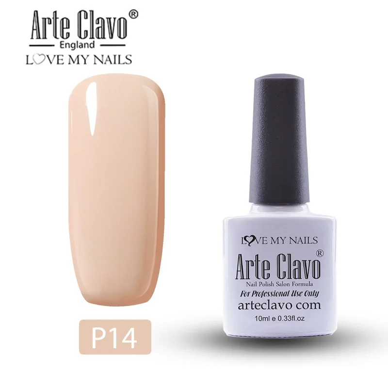 P14 Arte Clavo 10 мл Гель-лак для ногтей Гель-лак краска Lasting Hybrid Nails художественный Гель-лак для ногтей для маникюра Гель-лак праймер верхнее покрытие - Цвет: P14