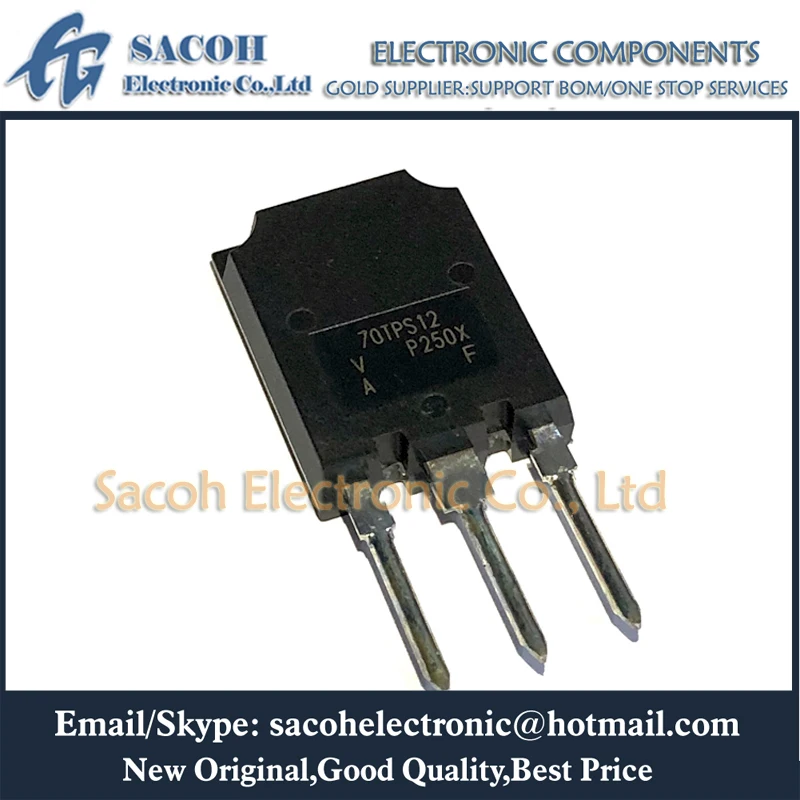 Free Shipping 5Pcs 70TPS12PBF 70TPS12 70TPS12A SUPER-247 70A 1200V Phase Control SCR
