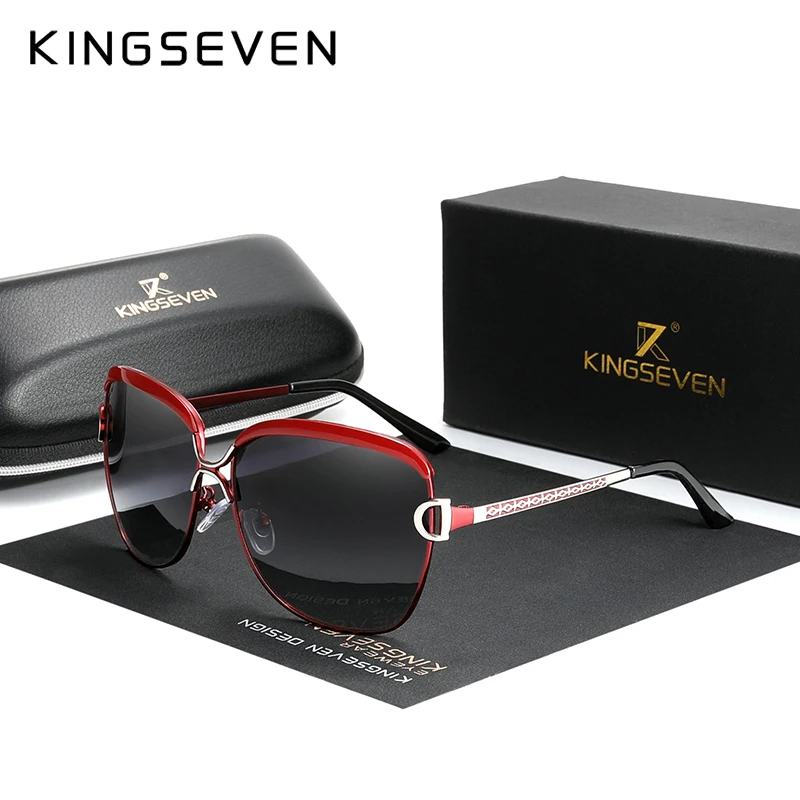 KINGSEVEN 2021 женские очки Роскошные брендовые солнцезащитные градиентные
