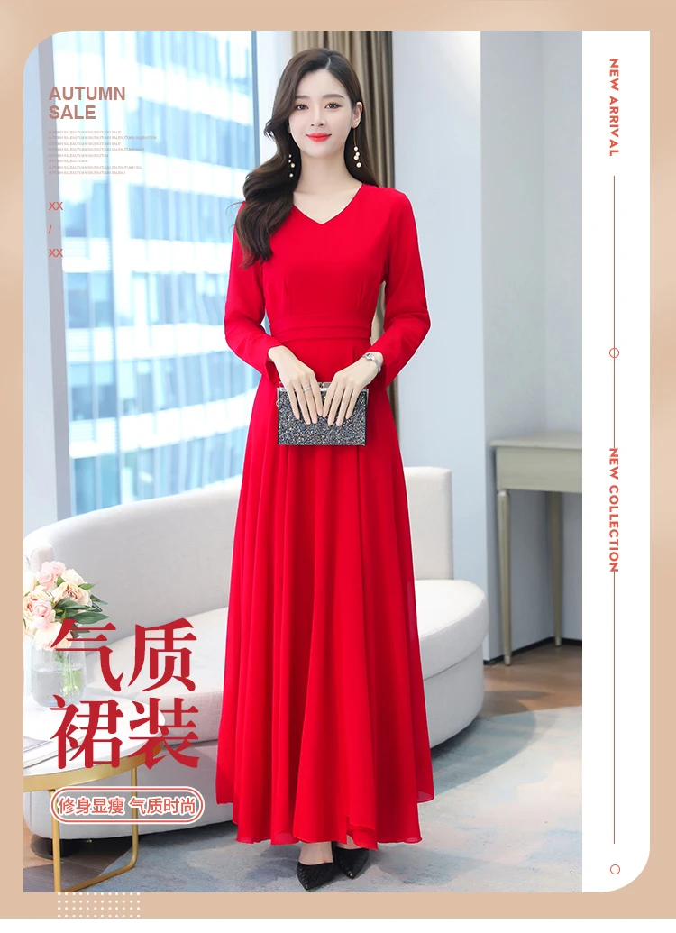 Autumn Winter Vintage Chiffon Boho Midi Dress 2020 4XL Plus Size Sexy Casual Maxi Dresses Women Party Long Sleeve Black Vestidos