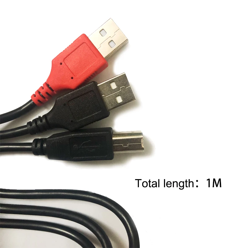 Hantak USB Data Cable Various Oscilloscope Data Cable 6074BE 1008C 3 Plugs to Connect Multimeters Various Instrument Cables