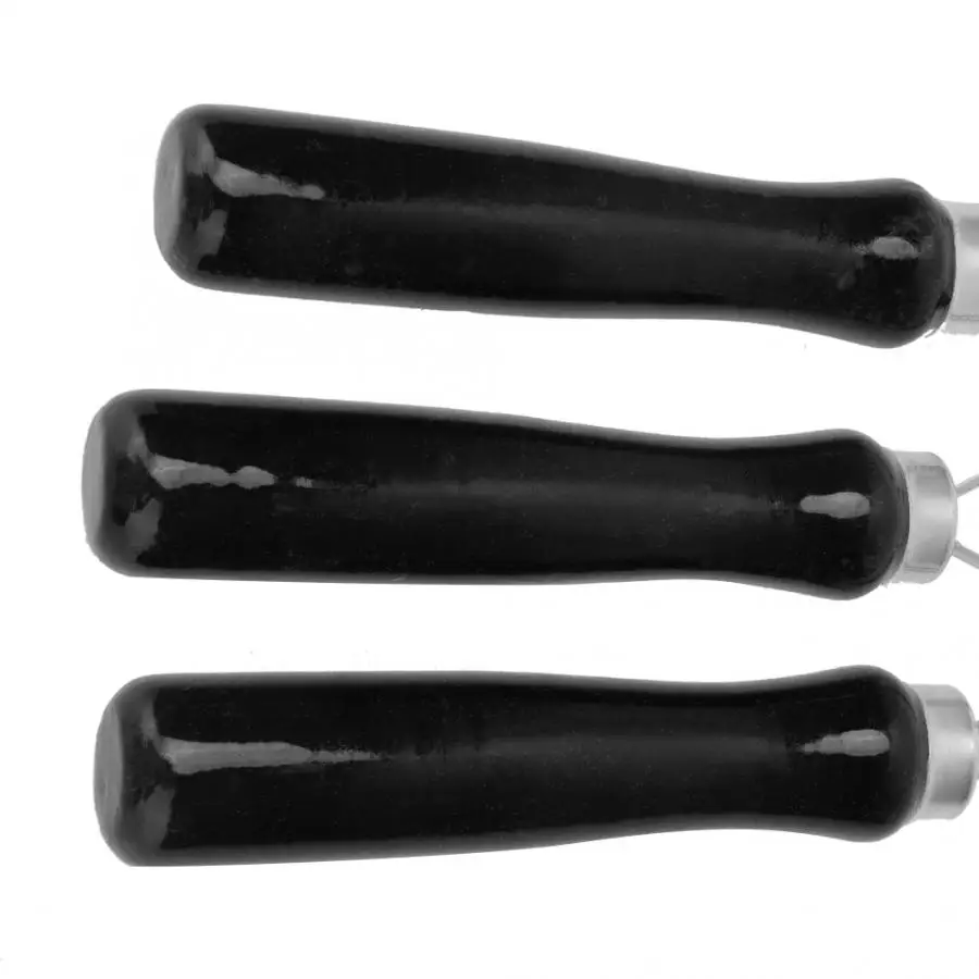 3PCS Scraper Art Clay Sculpturing Clay Tools Wooden Handle Clay Scraper Ceramic Pottery Carving Sculpture Spatula Tools
