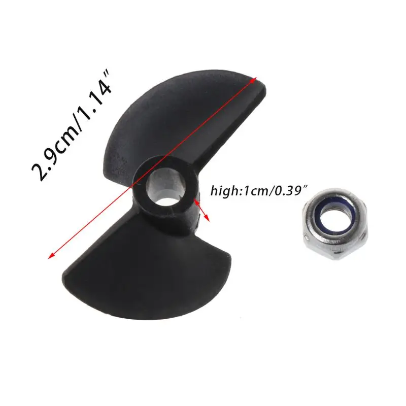 

FT011 Remote Control Boat Fittings Propeller Vessel Component RC Boat Parts RC Accessory Propeller + Nut Parts 634F