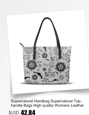 Сверхъестественная сумка, сверхъестественные сумки с верхней ручкой, высокое качество, женская кожаная сумка-тоут, широкие женские сумки