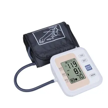

#12h Shipping#Automatic Digital Upper Arm Blood Pres-sure Monitor Heart Beat Rate Pulse Meter Tonometer Sphyg