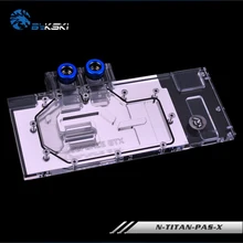 Bykski N-TITAN-PAS-X GPU кулер для GTX TITAN X-Pascal/xp gtx 1080TI 1080 1070 видеокарта блок водяного охлаждения, RGB/RBW светильник