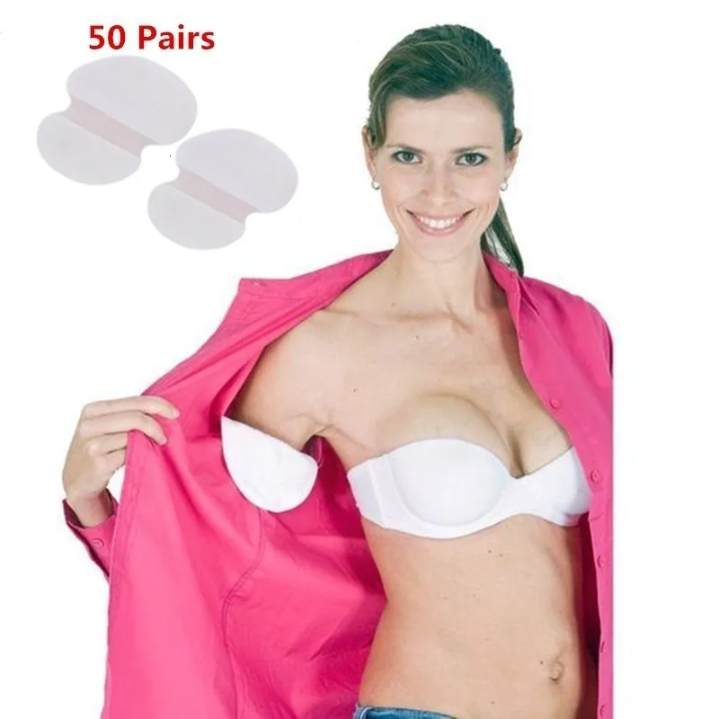 50 шт/25 Парижа одноразовые впитывающие подмышечные подушечки для защиты от пота дезодоранты подмышечные простыни для одежды защитные