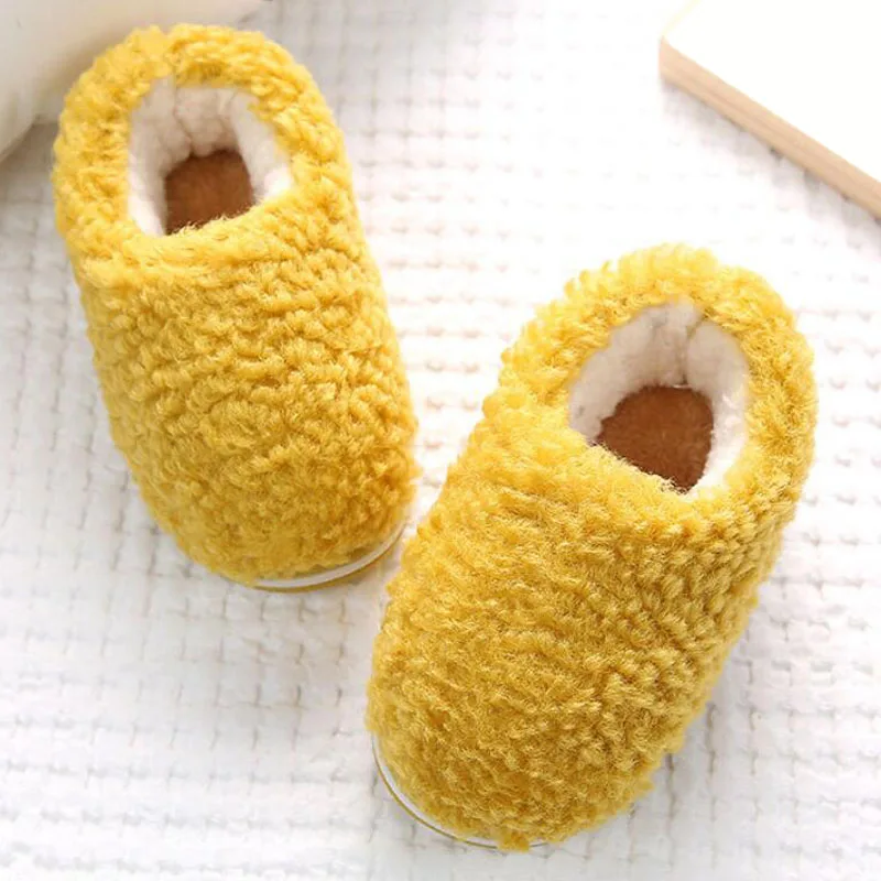 child shoes girl Winter Children's Slippers, Girls' Cotton Home Shoes, Children's Indoor Warmth, Non-slip Slippers, Boys' Plush Floor Slippers bata children's sandals Children's Shoes