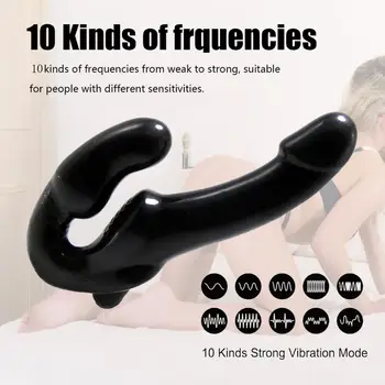 China Manufacturer Strapless Strap-on Dildo Vibrator for Couples Strapon For Lesiban Wireless Remote Control Double-heads Vibrator Adult Sex Toys Distributor Strapless Strap on Dildo Vibrator for Couples Strapon For Lesiban Wireless Remote Control Double heads Vibrator