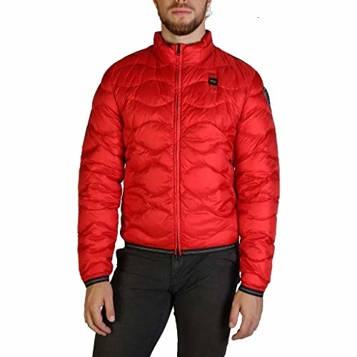 Blauer Piumino Ad Onde холм Uomo Colori Blu Rosso-19SBLUC03049-004938