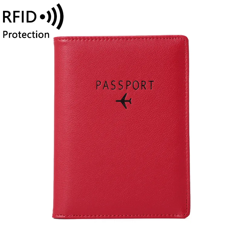 9 RFID Модные обложки для паспорта, держатель ID, аксессуары для путешествий, банковские карты, Бизнес класс, из искусственной кожи чехол для женщин и мужчин, кошелек 14,8*11 - Цвет: 9