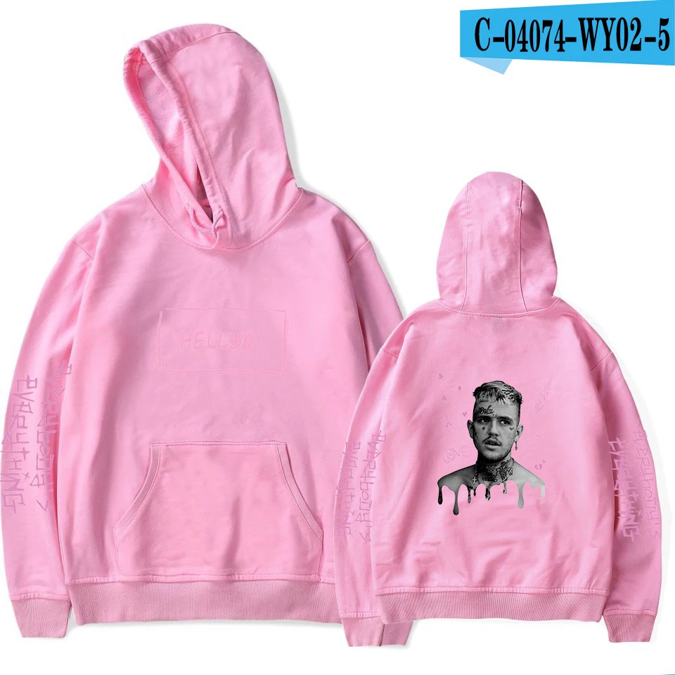 Lil peep комфортная новая толстовка женская мужская популярная толстовка модная куртка осенняя и зимняя одежда для мальчиков и девочек черный пуловер - Цвет: As picture