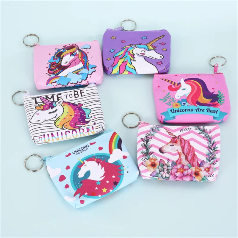 

Vogvigo Coin Purse Cartoon Flamingo Unicorn Bag Small Change Purse Wallet Pouch Bag for Kids Gift Mini Zipper Coin Storage Bag