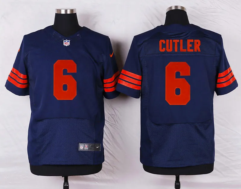 Зеленый Стильная, высококачественная, Джерси Chicago Jay Cutler - Цвет: Зеленый