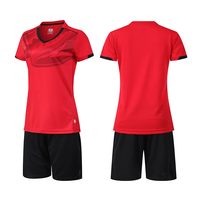 Soccer Jerseys For Women Quick Dry Football Training Shirts Customize Logo Namesets Sponsor Female uniform S-2XL