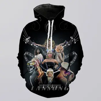 

lady gaga hoodie men women 3d print sweatshirt harajuku funny casual shorts fashion streetwear hip hop pants pullover jacket top