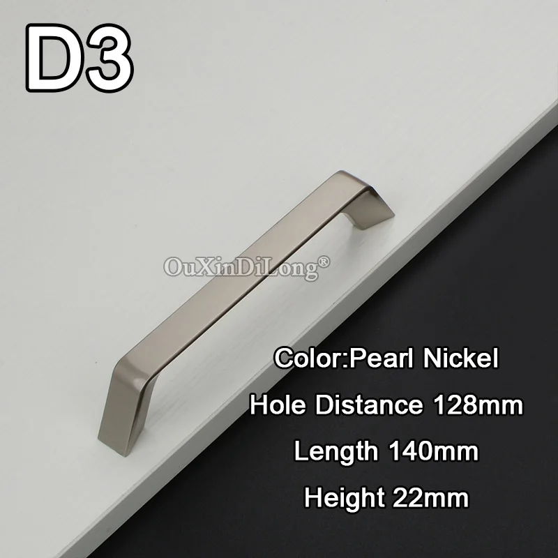 D3 Elegant Designed 10PCS European Solid Kitchen Cabinet Door Handles Cupboard Wardrobe Drawer TV Cabinet Pulls Handles& Knobs - Цвет: D3