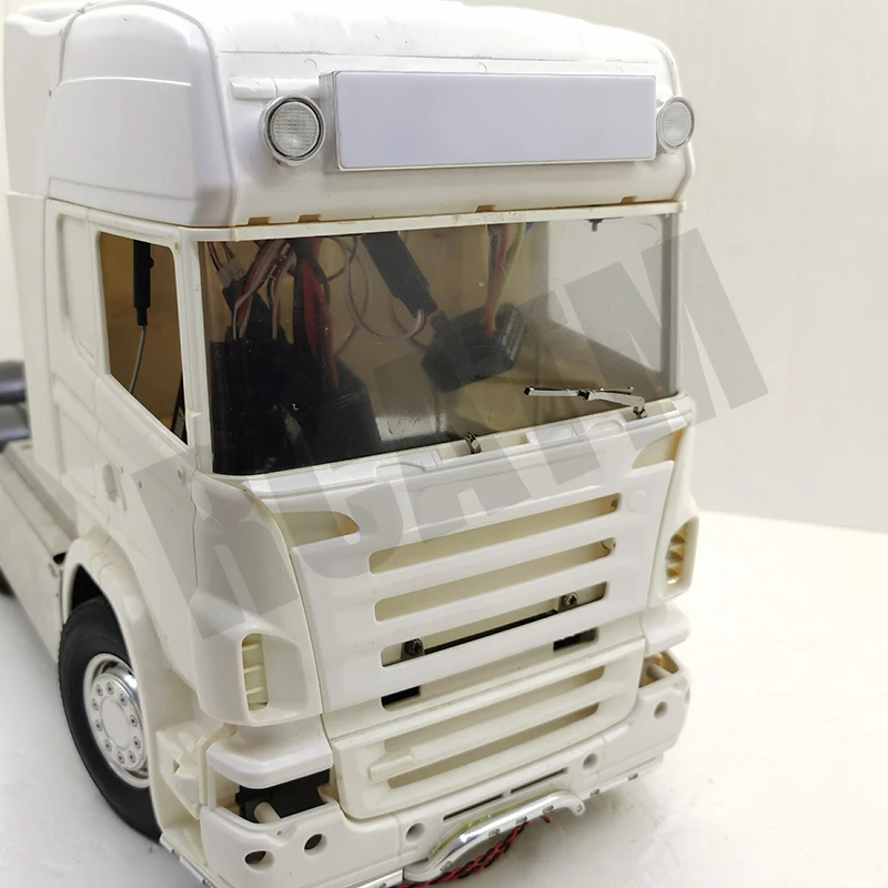 1 пара металлические ангельские глазки Потолочные фары для 1/14 Tamiya RC Truck car SCANIA R470
